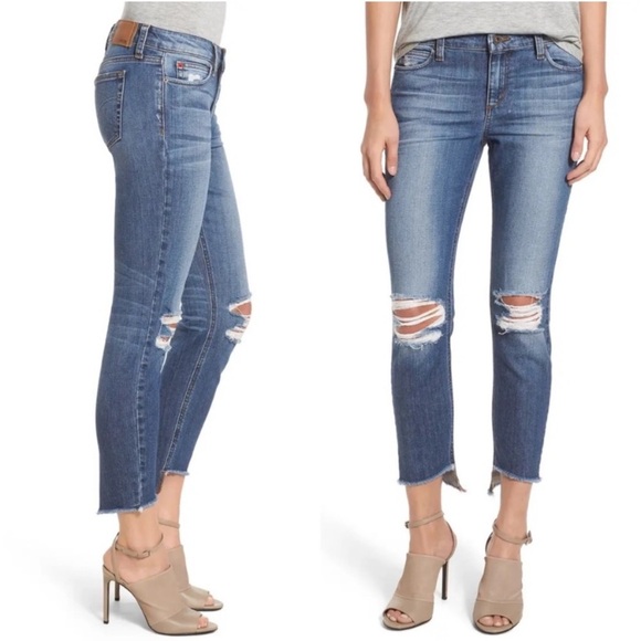 Joes Jeans Blondie Skinny Ankle Coppola Jeans Mid Rise Distressed Denim Size 28 - Picture 3 of 16